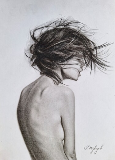 图画 标题为“Favourable wind” 由Владимир Медведев, 原创艺术品, 铅笔