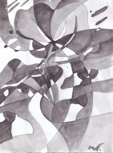 Рисунок под названием "Звезда на опушке ле…" - Владимир Мозалевский, Подлинное произведение искусства, Акварель