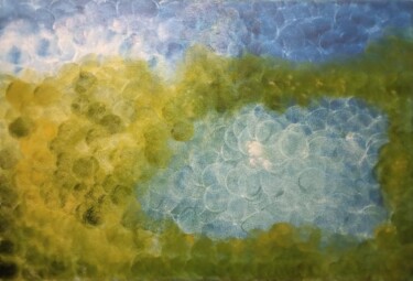 Картина под названием "Озеро" - Владимир Ошмарин, Подлинное произведение искусства, Масло