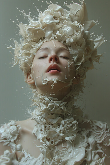 Цифровое искусство под названием "В пене" - Владимир Ошмарин, Подлинное произведение искусства, Изображение, сгенерированное…