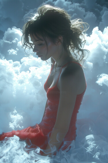 Цифровое искусство под названием "В облаках" - Владимир Ошмарин, Подлинное произведение искусства, Изображение, сгенерирован…