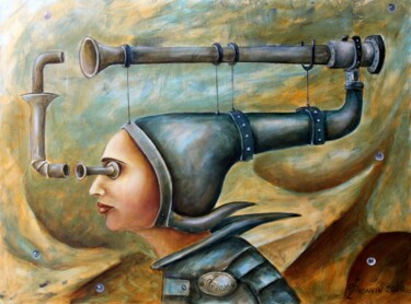 Картина под названием "IMAGINABLE VISIBILI…" - Vladimir Pronkin, Подлинное произведение искусства, Масло
