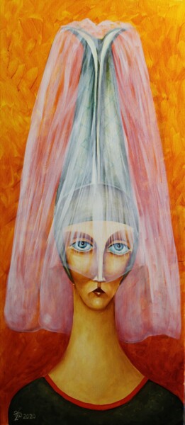 Pintura intitulada "AU HENNIN" por Vladimir Pronkin, Obras de arte originais, Óleo