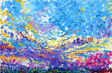 Painting titled "Dawn" by Vladimir Shahinyan, Original Artwork