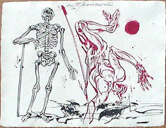 Printmaking titled "Janvier 2001.jpg" by Vladimir Velickovic, Original Artwork