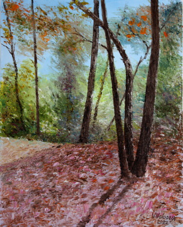 Peinture intitulée "Summer Afternoon" par Vladimir Volosov, Œuvre d'art originale, Huile Monté sur Châssis en bois