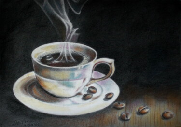 "Кофе" başlıklı Resim Vladimir Vp tarafından, Orijinal sanat, Karakalem