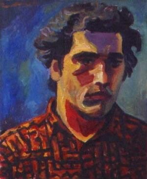 Картина под названием "Self-portrait" - Vladimir Zagitov, Подлинное произведение искусства