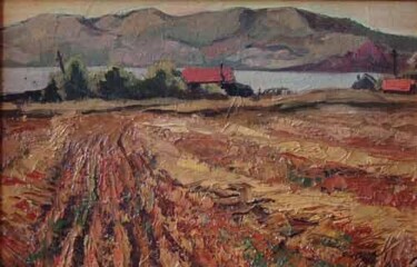 Painting titled "August. Asleecool L…" by Vladimir Zagitov, Original Artwork, Oil