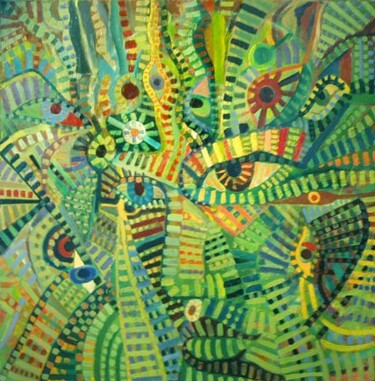 Malerei mit dem Titel "Summertime" von Vladimir Zagitov, Original-Kunstwerk, Öl