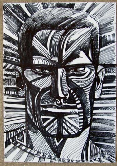 Рисунок под названием "man" - Vladimir Zagitov, Подлинное произведение искусства