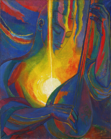 Malerei mit dem Titel "Inside Of The Sound" von Vladimir Zagitov, Original-Kunstwerk, Öl