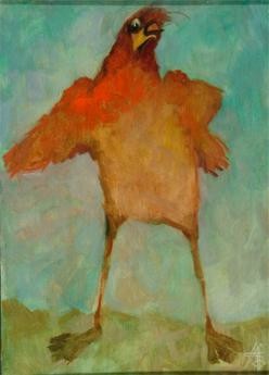 Painting titled "Ardour bird/Жар-пти…" by Vladimir Agapov, Original Artwork