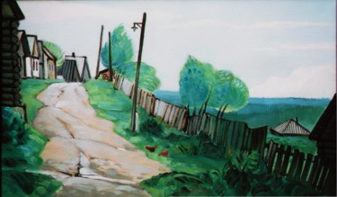 Картина под названием "Урал. Верхние Серги." - Vladimirs Ilibajevs, Подлинное произведение искусства, Масло
