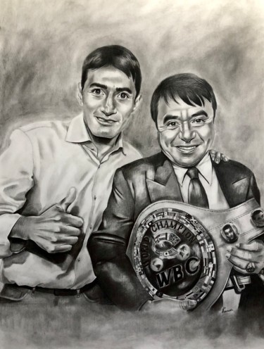 Рисунок под названием "Мексиканские легенды" - Владимир Костин, Подлинное произведение искусства, Графит