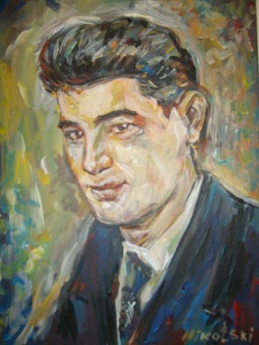 Malerei mit dem Titel "Portret_035__kl.JPG" von Vladimirnikolski, Original-Kunstwerk, Öl