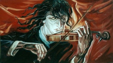 Nicolo Paganini Painting by Vladimir Onica | Artmajeur