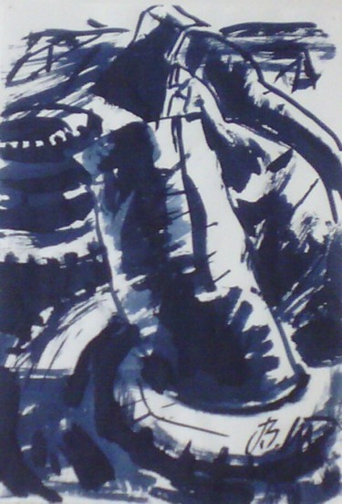 Картина под названием "Плаха.зарисовки из…" - Владимир Трутко, Подлинное произведение искусства, Другой
