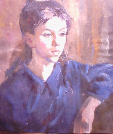 Pittura intitolato "Catherine.Екатерина…" da Vladimir Trutko, Opera d'arte originale, Olio