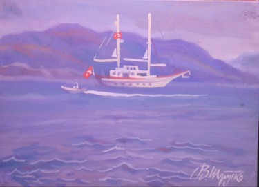 Painting titled ""In Marmaris" 2015" by Vladimir Trutko, Original Artwork, Acrylic