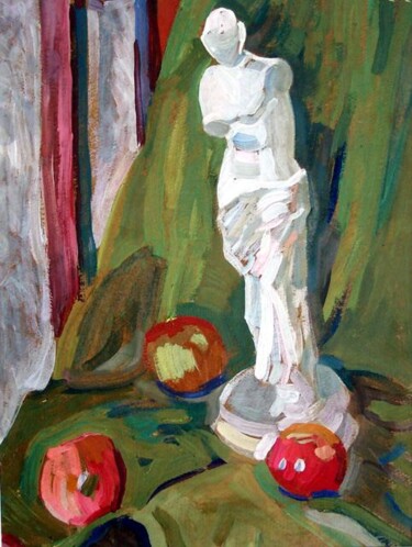 Peinture intitulée "Nature morte avec V…" par Vladislav Aristov, Œuvre d'art originale