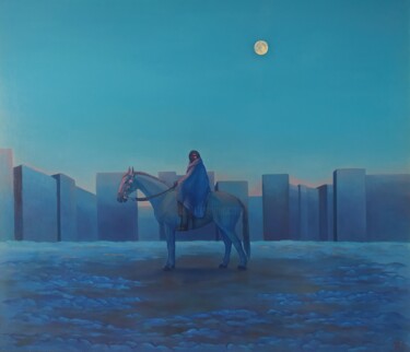 Картина под названием "Резервация" - Владислав Юланов, Подлинное произведение искусства, Масло