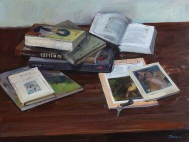 绘画 标题为“"My books"” 由Vladislav Zdor, 原创艺术品, 油