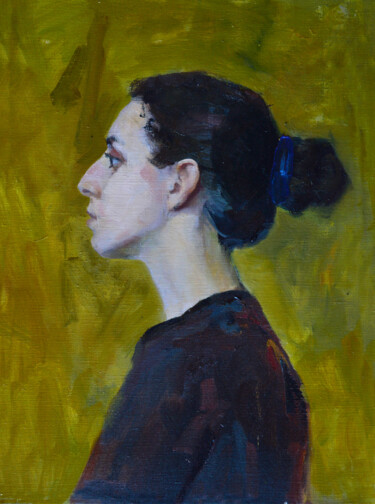 Pittura intitolato "Portrait of Lisa." da Vladiy Zart, Opera d'arte originale, Olio