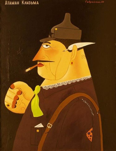 Painting titled "Ataman Klisma" by Vladlen Gavriltchik, Original Artwork