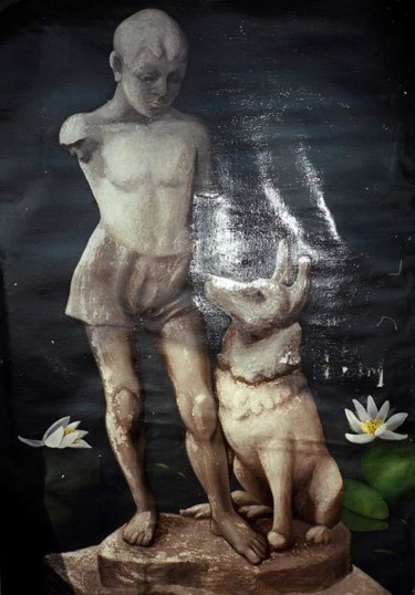 Painting titled "Fountain" by Vladlen Gavriltchik, Original Artwork