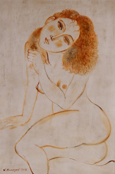 Peinture intitulée "Suzy." par Vladimir Makeyev, Œuvre d'art originale, Huile