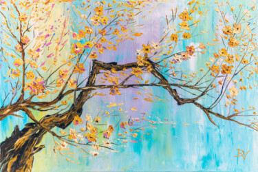Peinture intitulée "Spring Reawaken" par Vladyslav Durniev, Œuvre d'art originale, Huile Monté sur Châssis en bois