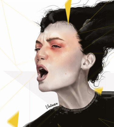 Digital Arts titled "Анна" by Vlatania, Original Artwork, Digital Painting