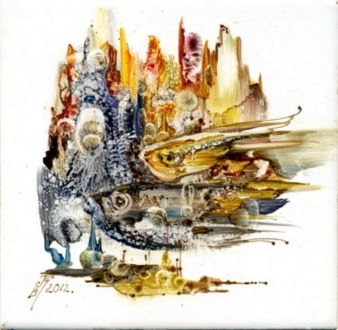 Картина под названием "Мир рыб 27" - Vlkorotchenko, Подлинное произведение искусства, Другой