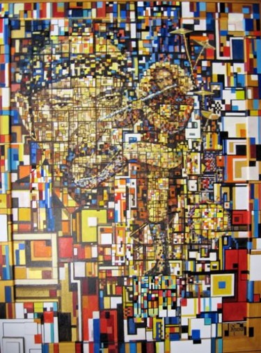 Картина под названием "Jethro Tull" - Vlkorotchenko, Подлинное произведение искусства