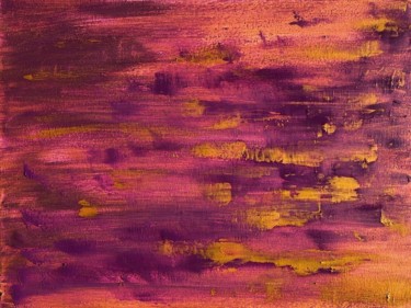 Картина под названием "Purple deep 3" - Victoria Martovskaya, Подлинное произведение искусства, Масло Установлен на Деревянн…