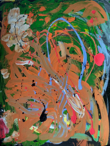 Картина под названием "Universe" - Natalia Sergeeva, Подлинное произведение искусства, Акрил Установлен на Деревянная панель