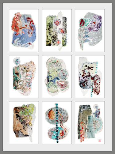 Beauty of Nature Printmaking titled "Beauty of Nature" by Võ Quang Phát, Original Art, Oil