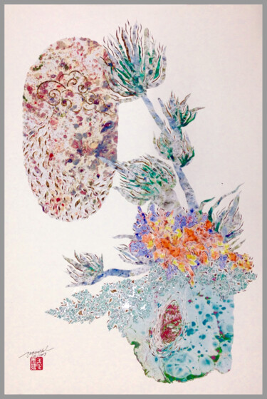 Still life No 2 Estampas & grabados titulada "Still life No 2" por Võ Quang Phát, Obra de arte original, Oleo