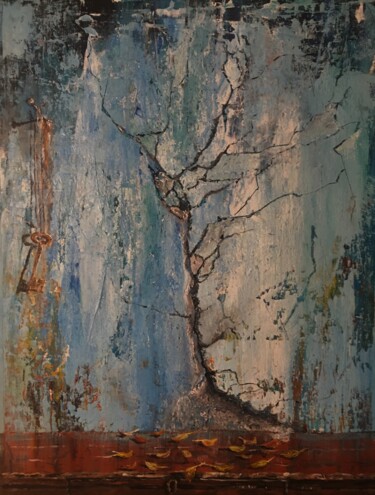Painting titled "Tree of life" by Vojko Anzeljc, Original Artwork, Acrylic