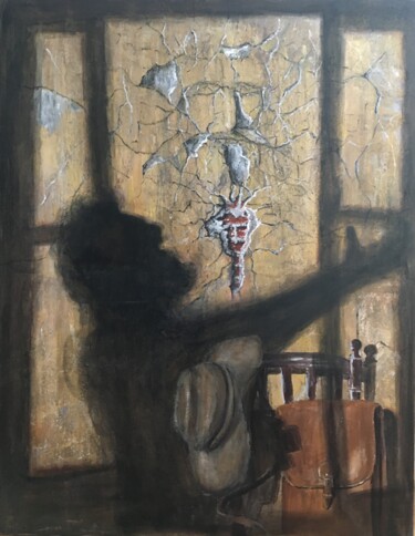 Painting titled "halleluiah" by Vojko Anzeljc, Original Artwork, Acrylic