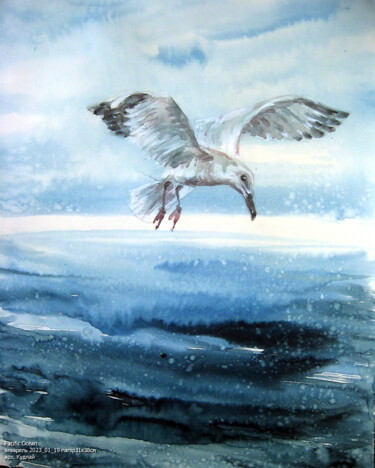 "watercolors" başlıklı Tablo Володимир Кудлай tarafından, Orijinal sanat, Suluboya