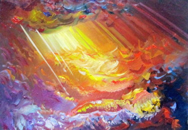 Картина под названием "свет надежды" - Владимир Черемных, Подлинное произведение искусства, Масло