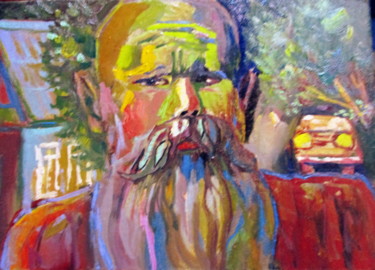 Painting titled "эскиз портрета" by Vladimir Cheremnykh, Original Artwork, Oil