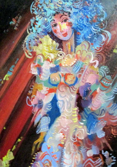 Картина под названием "принцесса-001" - Владимир Черемных, Подлинное произведение искусства, Масло