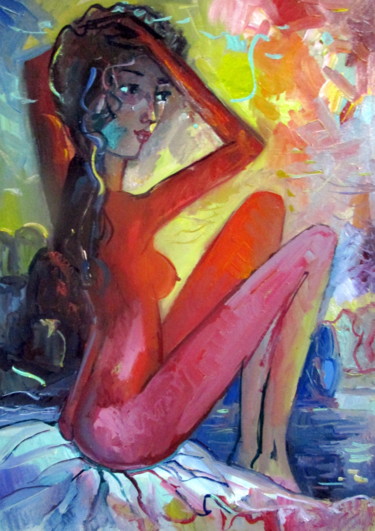 Картина под названием "быть может наступил…" - Владимир Черемных, Подлинное произведение искусства, Масло