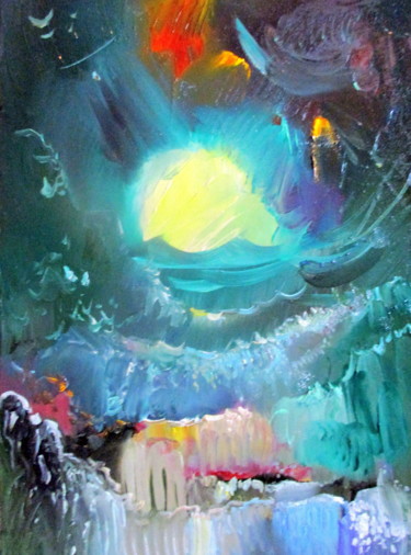 Картина под названием "морской этюд-0010" - Владимир Черемных, Подлинное произведение искусства, Масло