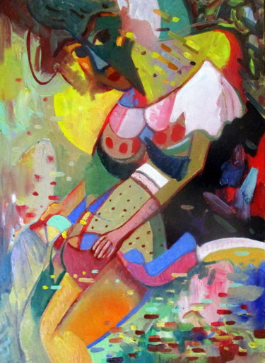 Картина под названием "безназвания-0013" - Владимир Черемных, Подлинное произведение искусства, Масло