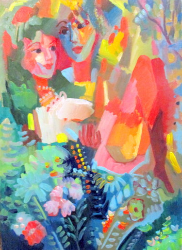 Картина под названием "всю жизнь носить бу…" - Владимир Черемных, Подлинное произведение искусства, Масло