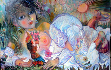 Картина под названием "=мечты=" - Владимир Черемных, Подлинное произведение искусства, Масло